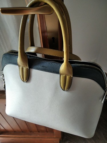 Borsa carpisa beige nera - borsa,