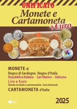 Catalogo Monete e cartamoneta Lira 2025 + Euro area italiana - Unificato