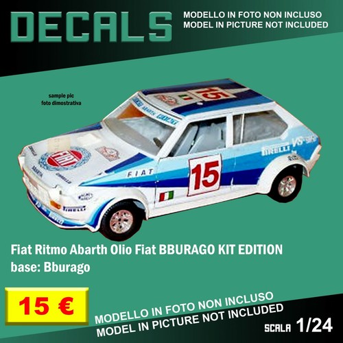 Decals repro fiat ritmo - ritmo, abarth