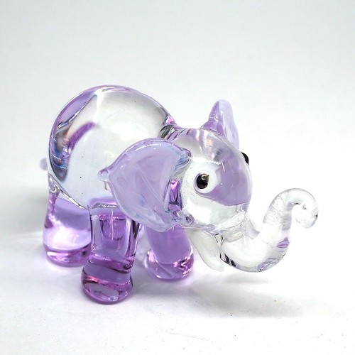Statuina elefante vetro - statuina,