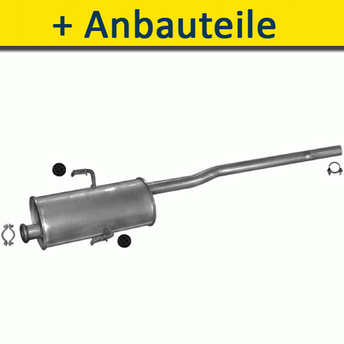 Silenziatore centrale con kit