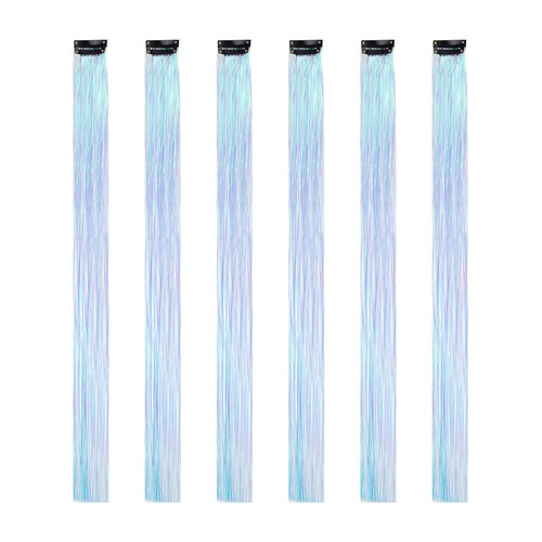 6pcs clip hair tinsel kit - 6pcs, in