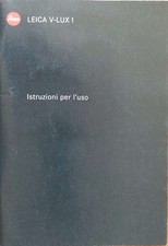 Leitz - Leica V-Lux 1 Manuale