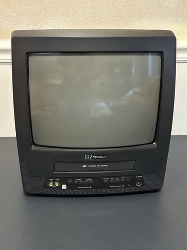 Emerson crt vhs combo - tv,