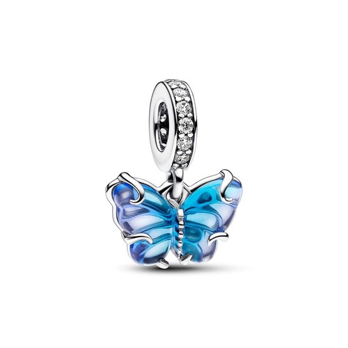 Charm pendente farfalla vetro - charm,