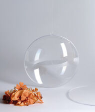 1 pezzo Medaglia misura 16 cm in plexiglass trasparente divisibile con divisorio