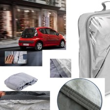 TELO COPRIAUTO TELATO FELPATO CITROEN C1 3 PORTE 2011 IMPERMEABILE ZIP GUIDA