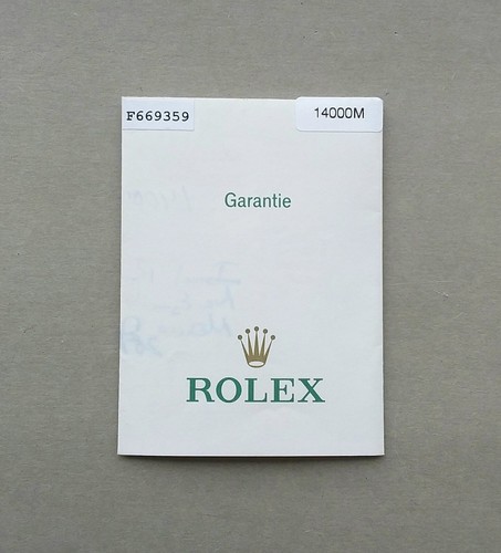Rolex guarantee warranty - rolex,