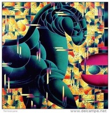 r Kino MISTRAL "Pensieri di Anassagora" - Litografia materica Retouchè - 50X50 A