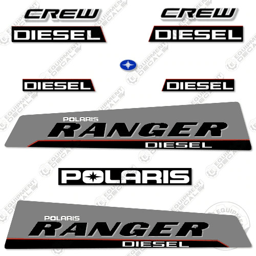 Fits polaris ranger decal - polaris, kit