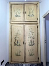 Porte per armadio a muro decorate a mano
