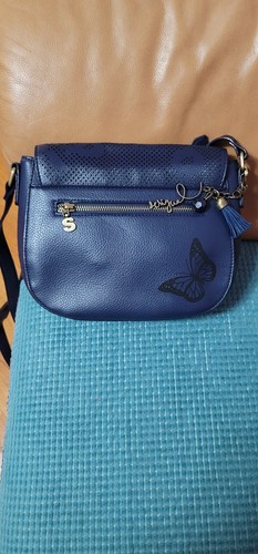 Desigual handbag blue - desigual,