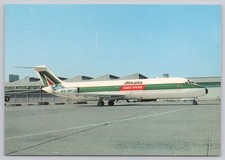 Cartolina d'epoca Alitalia