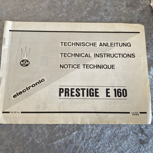 Nsm prestige 160 technical - 160,