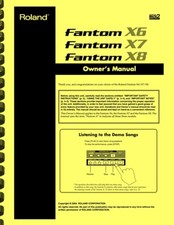 Roland fantom x8 manuale - roland,
