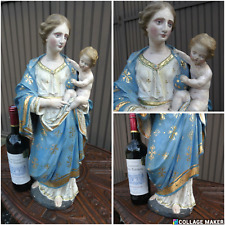 Antica statuina statua Madonna