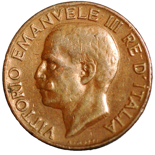 Italia centesimi 1931 - italia, 5