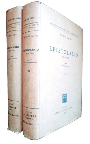 Scipione maffei epistolario - ",