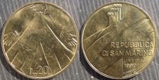 * SAN MARINO   20 lire 1990