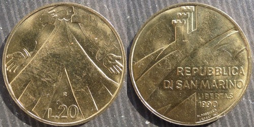 San marino 20 lire - ,
