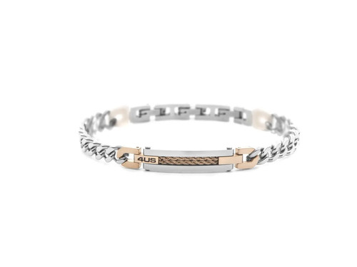 Bracciale uomo acciaio 316l - bracciale,