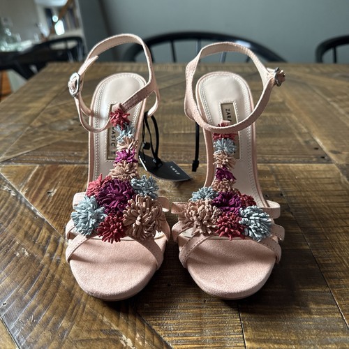 Zara sandali basic rosa - zara,