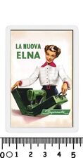 calamita pubblicitaria macchina cucire ELNA SUPERMATIC Meyrin SVIZZERA NO SINGER