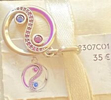 charm Pandora yin et le yang en argent neuf/6764V3+LBCX3