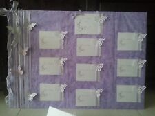 Tableau TEMA FARFALLE glicine, segnaposti,matrimonio wedding sposa  comunione  