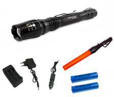 Torcia 100000 Lumen Tattica Militare Led T6 Ricaricabile Con Zoom Luce da Lavoro