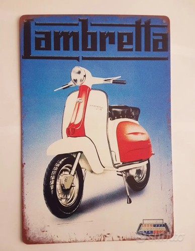 Targa latta lambretta - targa, 2