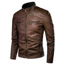 Chaqueta De Cuero Para Hombre