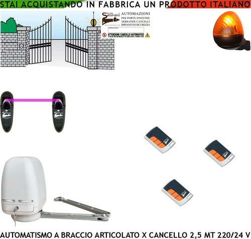 Kit elettrico 220 braccio - kit,