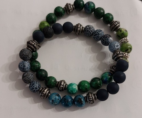 Bracciale uomo pietra - , pietre