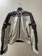 Giacca donna moto Rev'it Airwave 3silver pink + Paraschiena