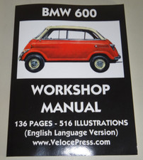 Manuale officina BMW 600