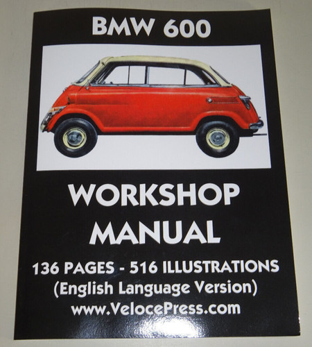 Werkstatthandbuch bmw 600 - bmw,