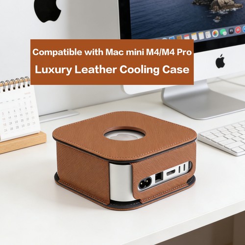 Custodia pelle per mac - mac, mini
