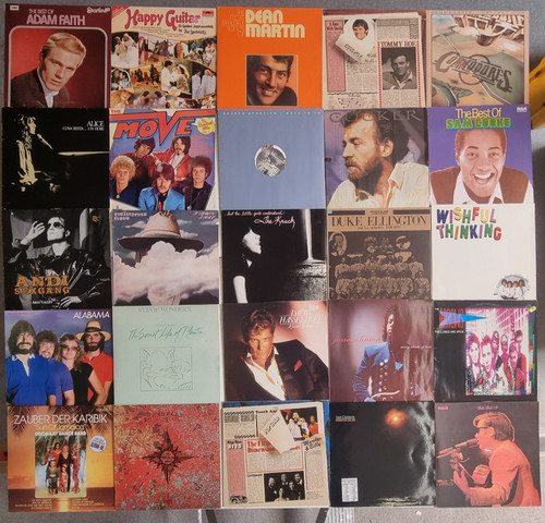 25x vinyl rock pop - 25x, rock/pop/weitere