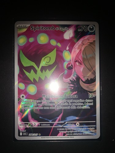 Pokemon carta spiritomb - pokemon,