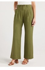 ASSEMBLY WOMENS WIDE LEG CHINI