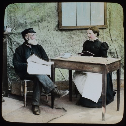Lady bearded man no3 c1890 - &,