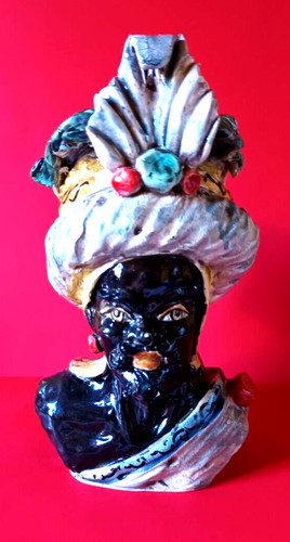 Testa moro ceramica di - in,