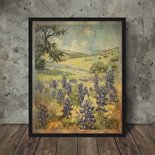 Arte parete vintage texas - parete,