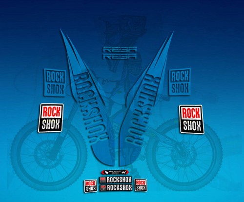 Adesivi fork rock - adesivi, shox