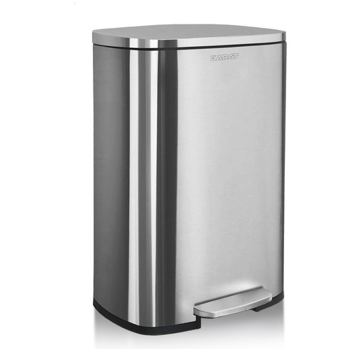 Pattumiera acciaio inox - acciaio,