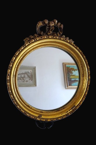Antico specchio legno - specchio, in