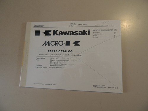 Parts catalog kawasaki 125 - catalog,