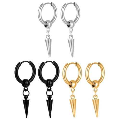 Orecchini cerchio pendente a - a,