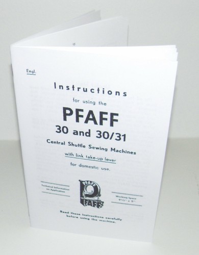 Macchina cucire pfaff - da, 30